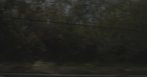 Side left driving plate - Highway 1 at Mile 16, Stinson Beach Stock Footage 295034282