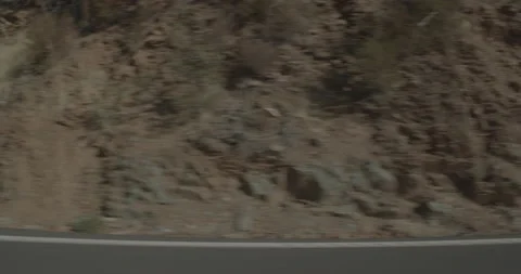 Side left driving plate - Highway 120 at Mile 26, Chinese Camp Stock Footage 295049363