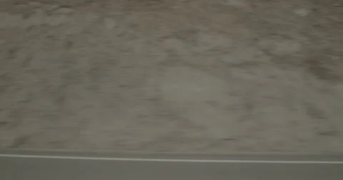 Side left driving plate - Highway 180 at Mile 85, Yokuta Valley Stock Footage 295203493