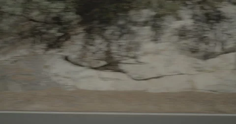 Side left driving plate - Highway 245 at Highway 180, Dunlap Stock Footage 295214093