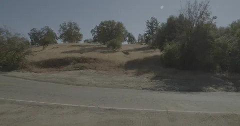 Side left driving plate - Highway 245 at Mile 30, Tulare County Stockbeeldmateriaal 295227994