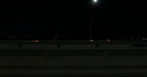 Side left driving plate - Hwy 10 at West Washington Bouulevard, Los Angeles Vídeos de archivo 101715876