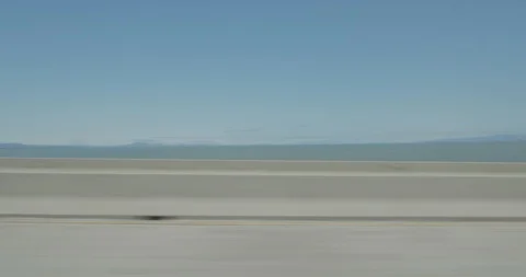 Side left driving plate - Hwy 84 at Fremont City Limit, Fremont Stock Footage 113830438