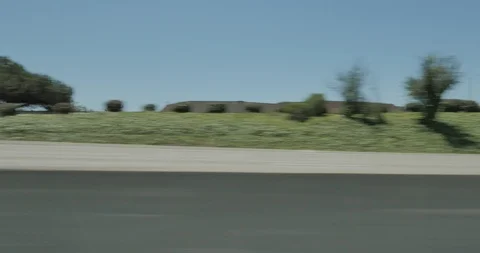 Side left driving plate - Hwy 580 at Fairmont Drive, Oakland Stock Footage 113831336
