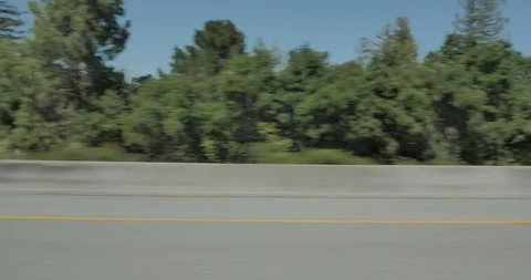 Side left driving plate - Hwy 280 at Magdalena Avenue, The Highlands 스톡 동영상 113842308