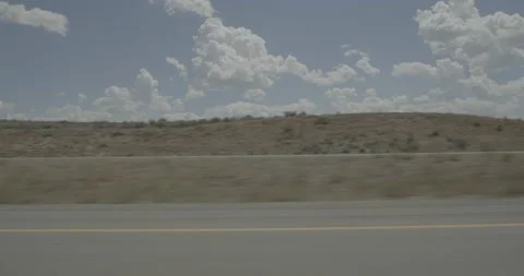 Side left driving plate - I-80 at Exit 191, Wahsatch Stock Footage 285177109