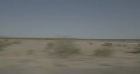 Side left driving plate - I-15 at Exit 8 Beaver Dam Stock Footage 288329992