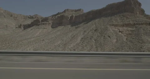 Side left driving plate - I-15 at Mile 24 Beaver Dam Vídeo Stock 288350236