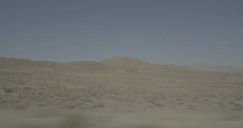 Side left driving plate - I-15 at Mile 28 St. George Stock Footage 288357867