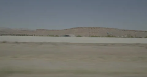 Side left driving plate - I-15 at Brigham Road St. George Stock Footage 288362868