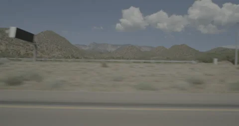 Side left driving plate - I-15 at Mile 29 Browse Stock Footage 288398186