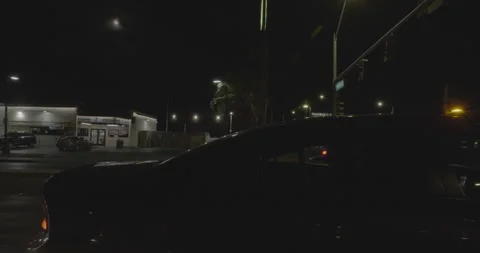 Side left driving plate - Las Vegas Boulevard at Bonanca Road, Las Vegas Stock Footage 294350422