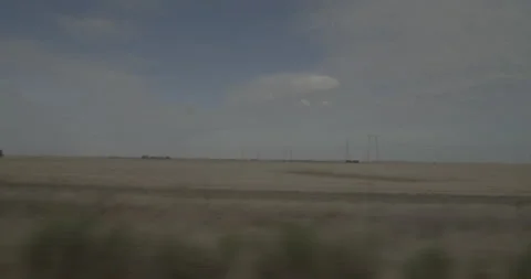 Side left driving plate - Little Honker Bay Road at Mile 4, Cordelia Stock Footage 293109296