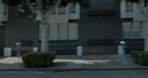 Side left driving plate - Mason St at Bay Street, San Francisco Stock Footage 113716719