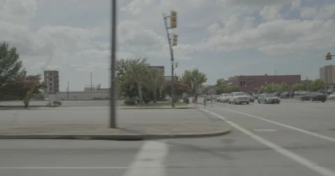 Side left driving plate - Pendleton Street at Bull, Columbia Stock Footage 285084962