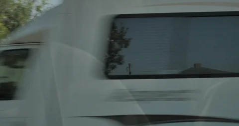 Side left driving plate - Sepulveda Blvd at Sardis Ave, Los Angeles Stock Footage 101706889