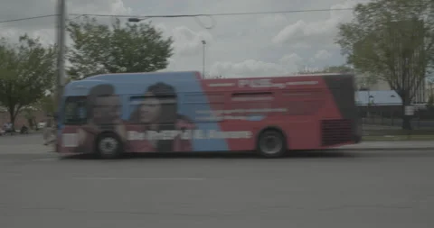 Side left driving plate - Sumter Street at Pendleton, Columbia Stock Footage 285076916