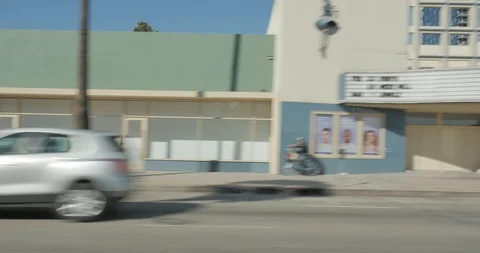 Side left driving plate - Sunset Blvd at Argyle Avenue, Hollywood Stock Footage 113765998