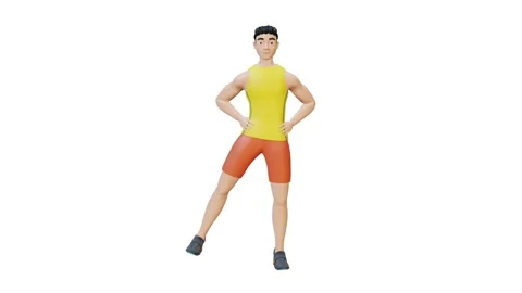 Side Leg Raise Stock Footage 235962319