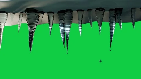 Side light hitting cones, glints moving, droplets falling, showing light on Stock Footage 340269557