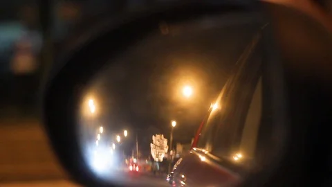 Side Mirror Closeup Stock Footage 92282655