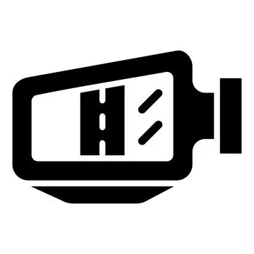 Side mirror Vector Icon Design Illustration Illustrazione stock
