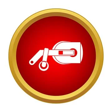 Side mirror vehicle accessory vector icon design Stock Illustration