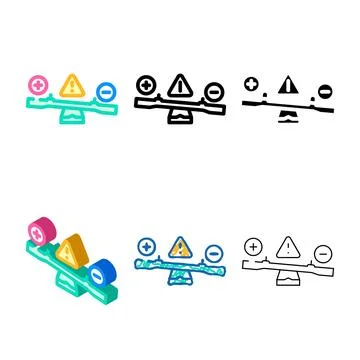 Side modern effects medicines pharmacy color icon vector Stock Illustration