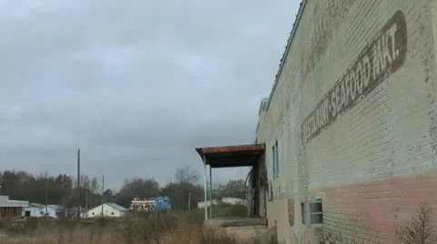 Side of Old Building Video stock 12760177