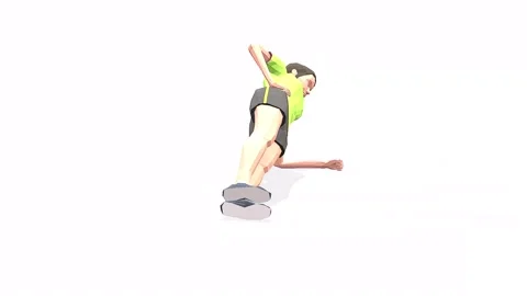 Side Plank Up&amp;amp;Down yellow Stock Footage 146958842