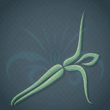 Side Plank Pose Stock Illustration