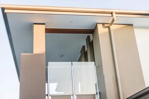 The side profile of the house Foto stock