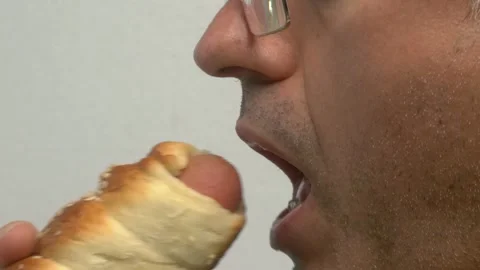A Side Profile of a Thoughtful Man Wearing Glasses Deep in Contemplation and Видео 280765736