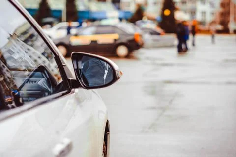 Side rear-view mirror on Stock Photos