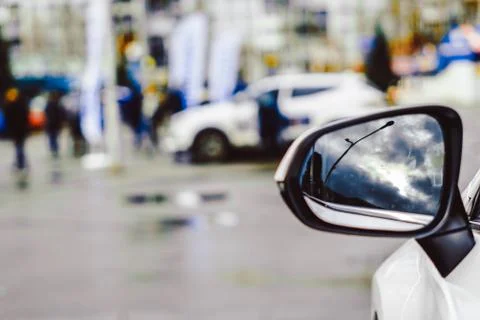 Side rear-view mirror on Stock Photos