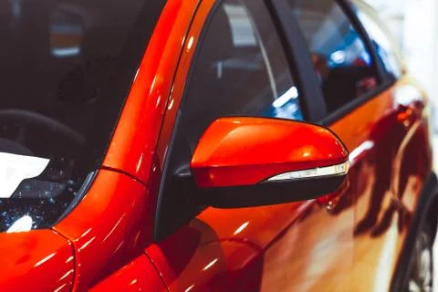 Side rear-view mirror on Stock Photos