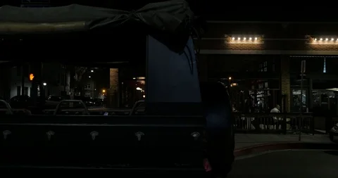 Side right driving plate - 9th Ave at E St, San Diego Stock Footage 101977558