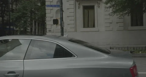 Side right driving plate - Decatur Street SE at Broad Street NW, Atlanta 스톡 동영상 252485167