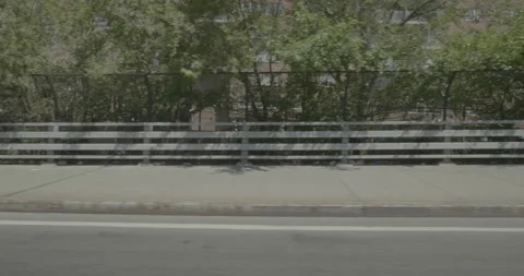 Side right driving plate - E 145th St at Grand Concourse, Bronx Stock Footage 251798602