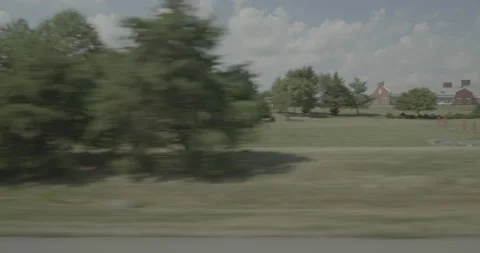 Side right driving plate - Highway 123 at Highway 642, Lorton Stock Footage 284888823