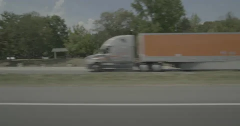Side right driving plate - Highway 95 at Dumfries Road, Montclair Stock Footage 284894206