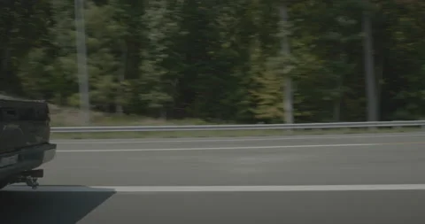 Side right driving plate - Highway 95 at Van Buren Road, Triangle Video stock 284895391