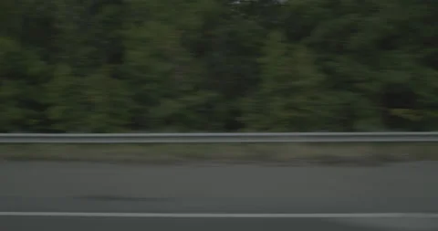 Side right driving plate - Highway 95 at Midway Island, Garrisonville Stock Footage 284897688