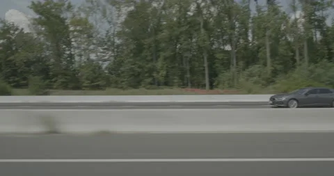 Side right driving plate - Highway 95 at Warrenton Road, Southern Gateway Stock Footage 284922577