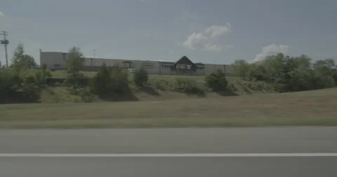 Side right driving plate - Highway 95 at Sliding Hill Road, Atlee Stock Footage 284935338