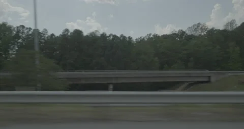 Side right driving plate - Highway 95 at Highway 85, Petersburg Stock Footage 284959345
