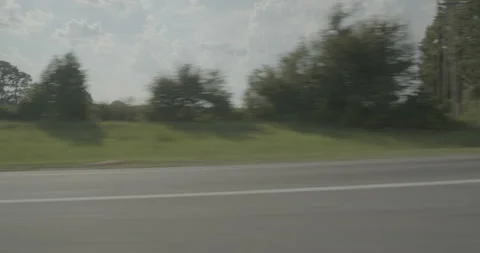 Side right driving plate - Highway 95 at Highway 561, Heathsville Video stock 284994733