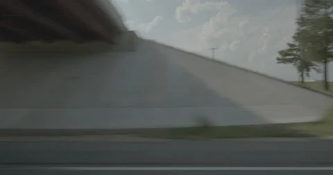Side right driving plate - Highway 95 at Highway 33, Glenview Stock Footage 284998450