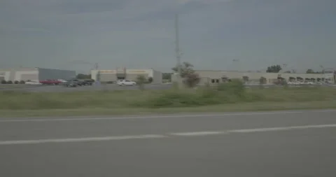 Side right driving plate - Highway 95 at North Roberts Avenue, Lumberton Vídeo Stock 285030316