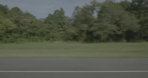 Side right driving plate - Highway 95 at Dew Road, McDonald Stock Footage 285044467